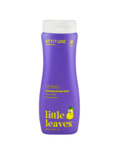 Детски шампоан и течен сапун за тяло 2 в 1, Attitude, 473 мл