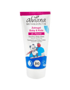Гел за зъби Малина, за бебета и деца, Alviana, 50 мл