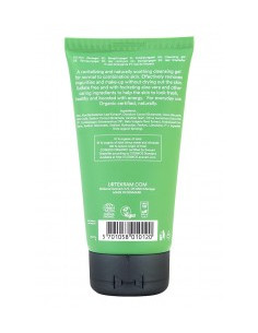 Освежаващ почистващ гел за лице с алое вера - био, Urtekram, 150 мл 2