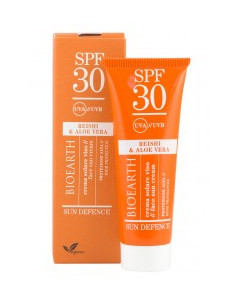 Слънцезащитен крем за лице SPF 30, Bioearth, 30 мл