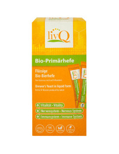 Течна бирена мая - био, livQ, 210 мл