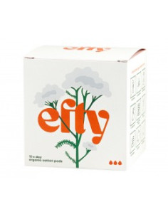 Дамски превръзки от био памук - дневни, Efty, 10 бр