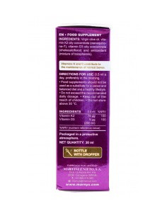 Течен витамин K2 + витамин D3 - 30 мл 2