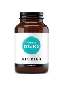 Витамин D3 1000IU и K2, Viridian, 90 капс