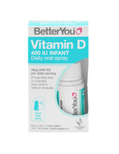 Витамин D3 400IU за деца - орален спрей, BetterYou, 15 мл