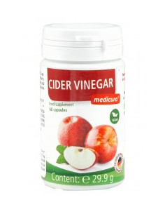 Ябълков оцет на прах, Medicura, 60 капс