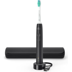 Електрическа звукочестотна четка за зъби Series 3100, черна, Philips Sonicare HX3673/14