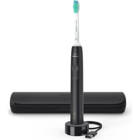 Електрическа звукочестотна четка за зъби Series 3100, черна, Philips Sonicare HX3673/14