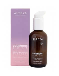 Гел за почистване на лице Luminous Rose - био, Alteya Organics, 120 мл