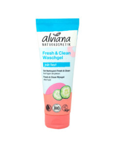 Измиващ гел за лице Fresh and clean, Alviana, 125 мл