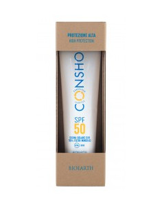 Слънцезащитен крем с минерални филтри SPF 50 - био, Bioearth, 100 мл