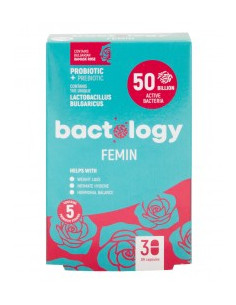 Комплекс Пробиотик + пребиотик за жени - капсули, Bactojoy, 30 бр