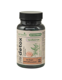 Пробиотик Detox, Genesis Laboratories, 60 капс