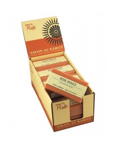 Сапун с аромат на роза и масло от карите 100 г 2