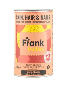 Плодови дъвчащи таблетки с биотин, витамин А, Frank fruities, 80 бр