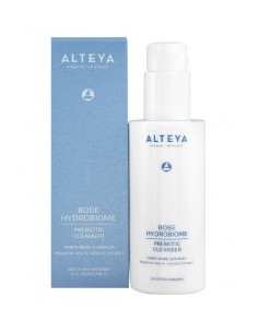 Пребиотичен почистващ гел за лице Rose Hydrobiome - био, Alteya Organics, 120 мл