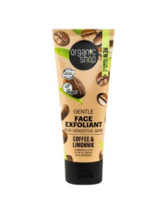 Ексфолиант за лице Кафе и лимонник, Organic Shop, 75 мл