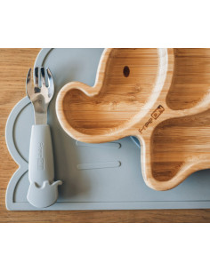 Метални прибори Freeon, сиви