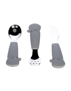 Метални прибори Freeon, сиви 2