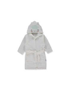 Bebetto - Хавлиен халат с качулка Organic Little Lamb H477, унисекс, 2-3 г. 2