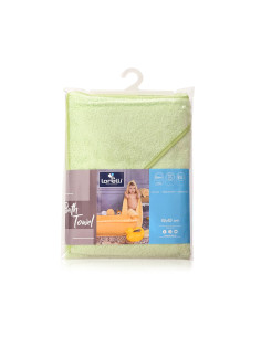 Бебешка хавлия за баня Lorelli, резедава, 80 х 80 см