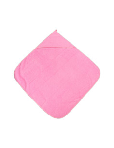 Бебешка хавлия за баня Lorelli, розова, 80 х 80 см