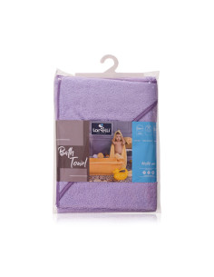 Бебешка хавлия за баня Lorelli, лилава, 80 х 80 см