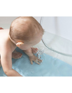 Неплъзгаща се постелка за вана Babyono, сив мат, 70 x 35 см 1346/06