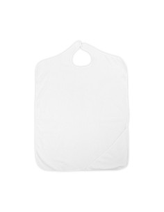 Бебешка хавлия за баня Lorelli дуо, бяла, 80 х 100 см