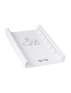 Подложка за повиване Chipolino Зайчета, бяла