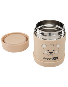 Термо контейнер от неръждаема стомана Freeon, 350мл, бежов