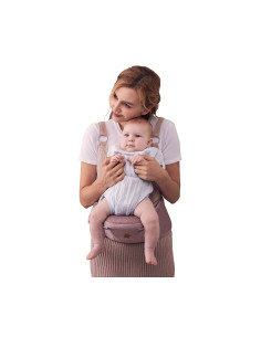 Кенгуру за бебе Chipolino Hip Star, розова вода 2