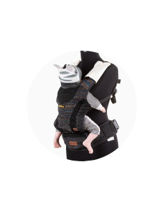 Chipolino - Детско кенгуру Bobby Fly, мултичерно