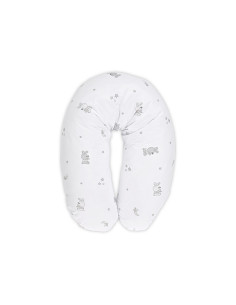 Lorelli - Възглавница за кърмене 190 см Ранфорс, Little Rabbits сиво