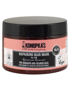 Възстановяваща маска за увредена и боядисвана коса, Dr. Konopkas, 300 мл