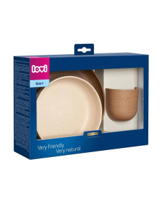 Lovi - Детски комплект за хранене 3 части, Granola