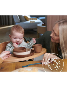 Lovi - Детски комплект за хранене 3 части, Tamarillo