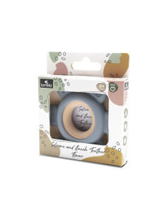 Lorelli - Силиконова гризалка с бук Цвете, grey 2