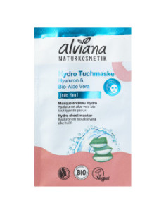 Хидратираща лист маска Хиалурон и алое вера, Alviana, 1 бр