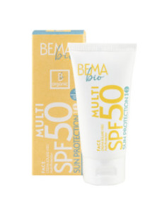 Слънцезащитен крем за лице SPF50 Multi-protection - био, Bema Cosmetici, 50 мл