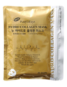 PUREDERM Hydro Collagen Mask Gold 25pcs