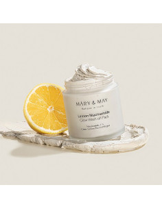 Mary-May Lemon Niacinamide Glow Wash off Pack 125g 2