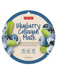PUREDERM Blueberry Collagen Mask