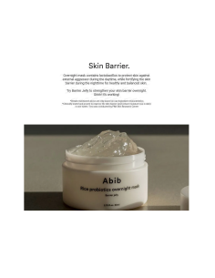 Abib Rice Probiotics Overnight Mask Barrier Jelly 80ml 2