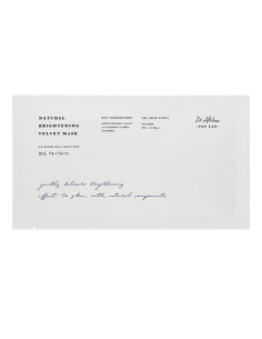 Dr. Althea Natural Brightening Velvet Mask