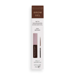 RM спирала за вежди Brow Gel ash brown