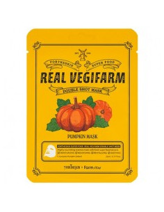 FORTHESKIN SUPER FOOD REAL VEGIFARM DOUBLE SHOT MASK-Pumpkin