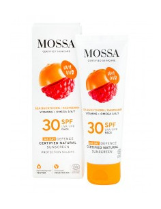 Слънцезащитен крем за лице SPF 30, Mossa, 50 мл