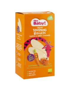 Бисквити за бебета Тиква и морков - био, Hey Baby!, 21 г