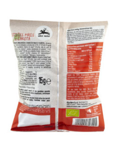 Царевични пръчици за деца Морков - био, Alce Nero, 15 г 2